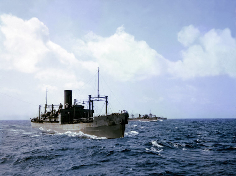 Атлантический конвой 1941г.  в объективе Роберта Капы