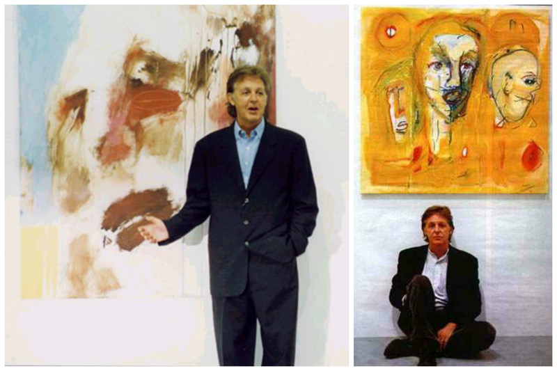 Пол Маккартни увлекается живописью давно, но стеснялся выставлять свои работы широкой публике. Лишь после 40-ка лет он  показал эту сторону своего разностороннего таланта.