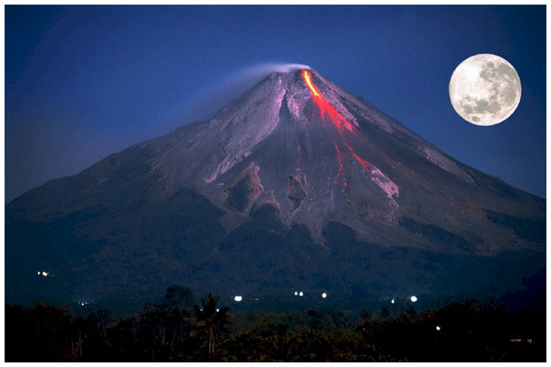 Извержение колоссального вулкана