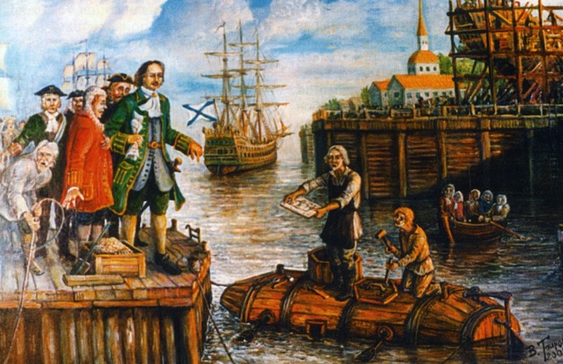 27 мая 1703 года Петр I основал Санкт-Петербург