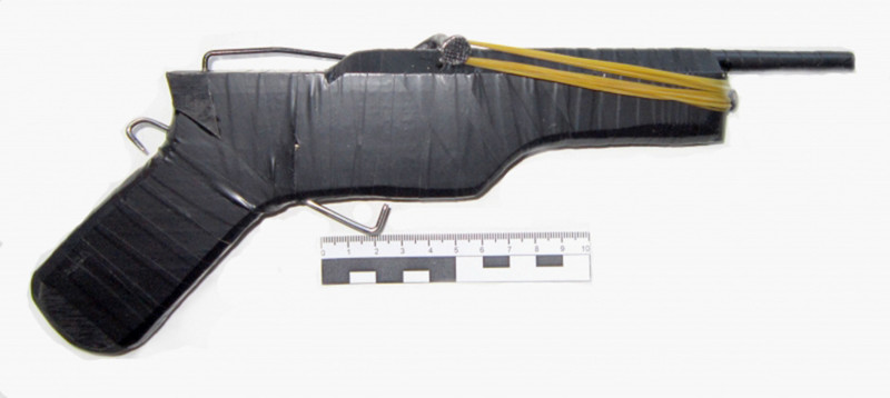 Одноствольный шомпольнозарядный пистолет с диаметром ствола 5,6 миллиметра