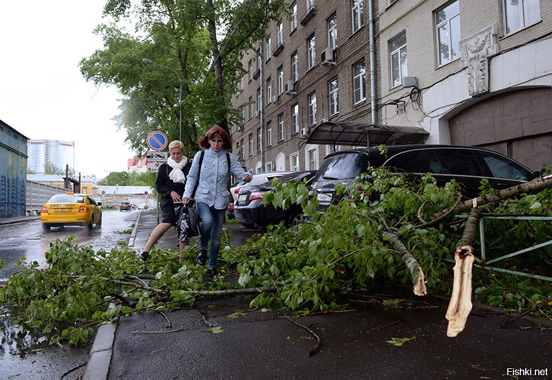 Ураган в москве 2017