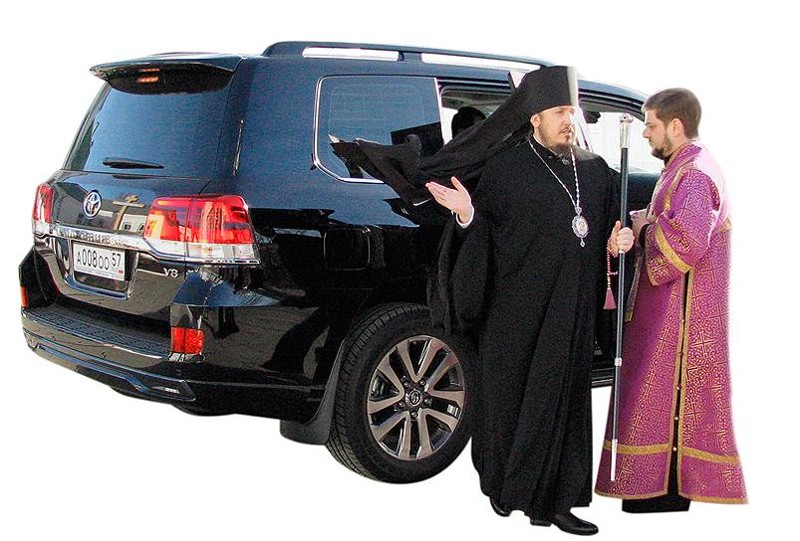 Епископ РПЦ потребовал от СМИ удалить публикации о своем элитном внедорожнике