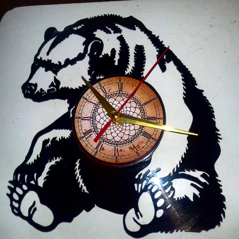 Часы из пластинки кунгур