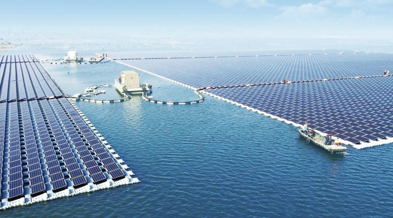 В Китае заработала крупнейшая в мире плавучая солнечная электростанция китай, факты, электростанция