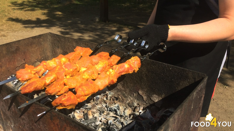 Шашлык по- Балийски. Сочный и пикантный