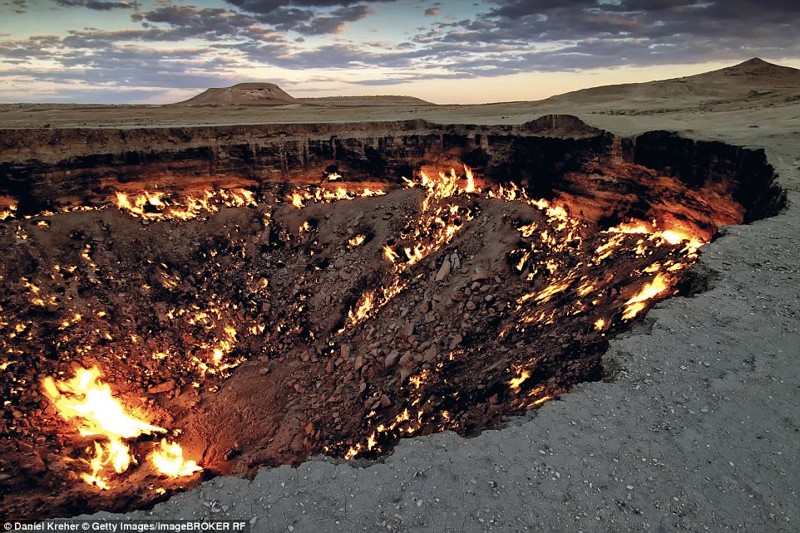 Дарваза, газовый кратер в Туркменистане