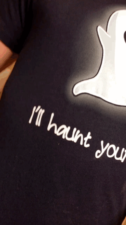 Футболка с привидением