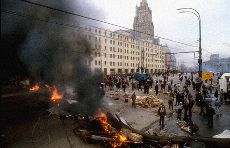 Уличные беспорядки в Москве, 1993 год, Россия