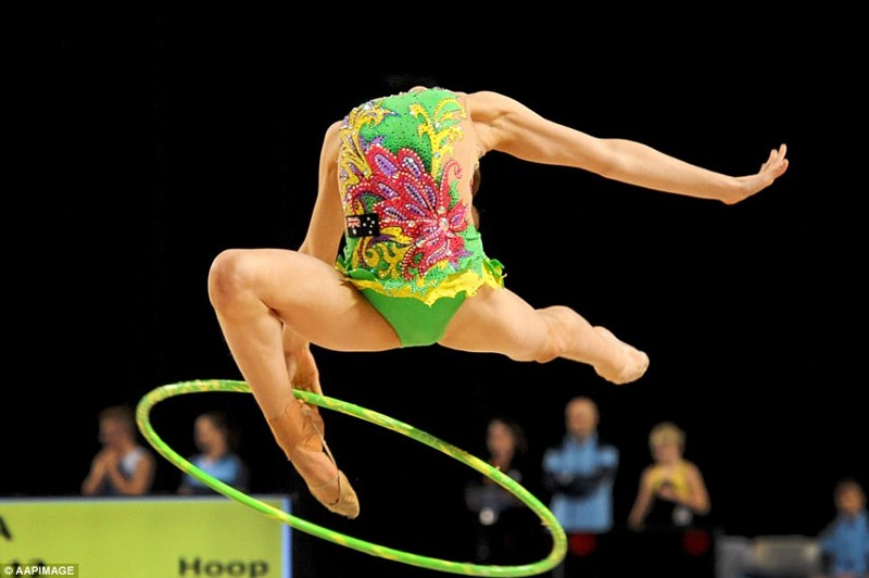 Lidiia Lakovleva, гимнастка из Квинсленда, заняла первое место среди юниоров в художественной гимнастике