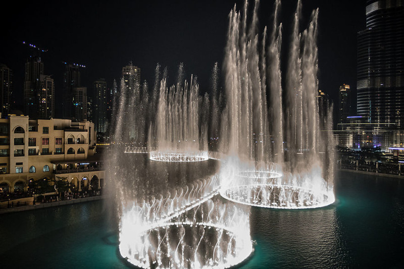 Поющий фонтан, Дубай, ОАЭ