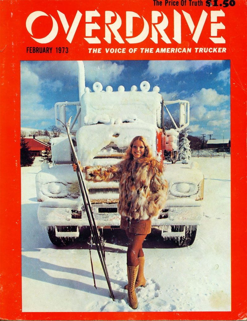 Американские грузовики 1970-х годов из журнала Overdrive Magazine