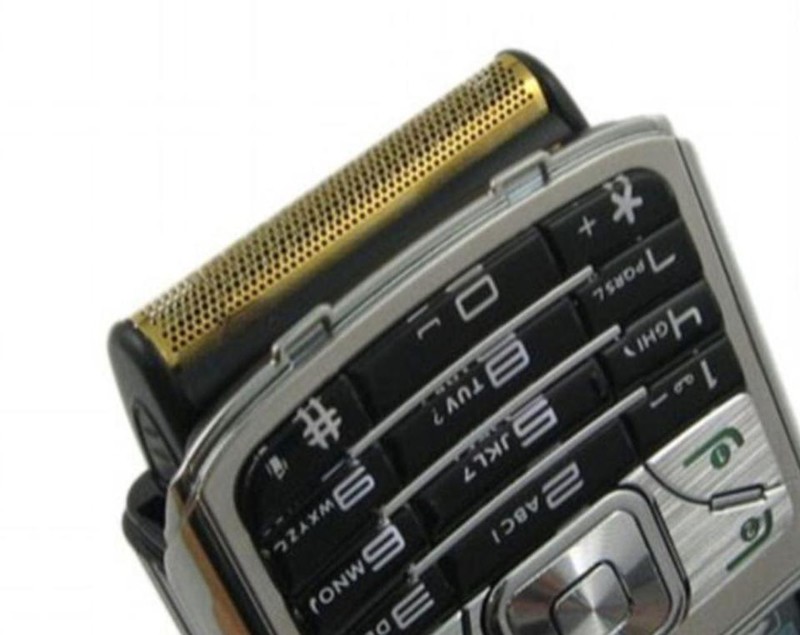 Электробритва, встроенная в телефон, - так вы не пропустите ни один звонок во время бритья!