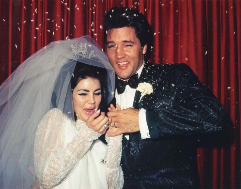 Элвис и Присцилла Пресли - день свадьбы - 1967