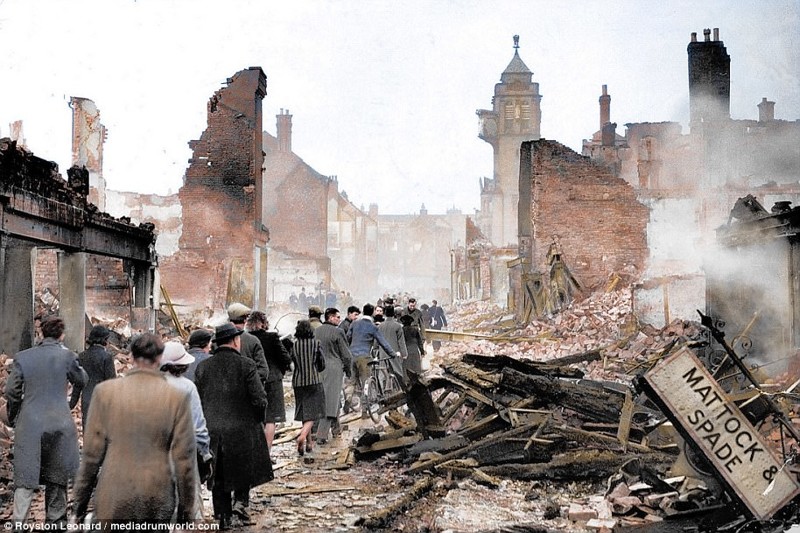 "Блиц" - самая мощная бомбардировка, которую когда-либо переживала Великобритания