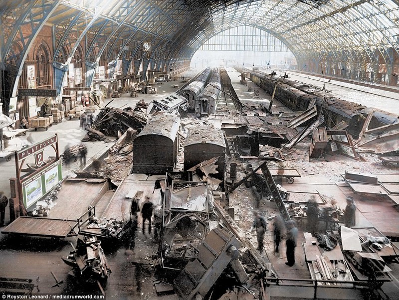 Станция St Pancras в центральном Лондоне пострадала за это время несколько раз
