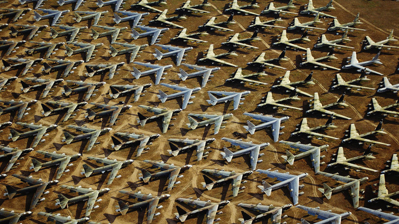 Кладбище самолетов в США