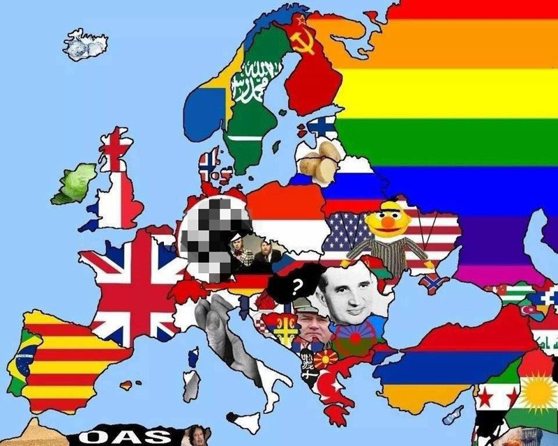 Злая карта Европы выбешивает всех без исключения