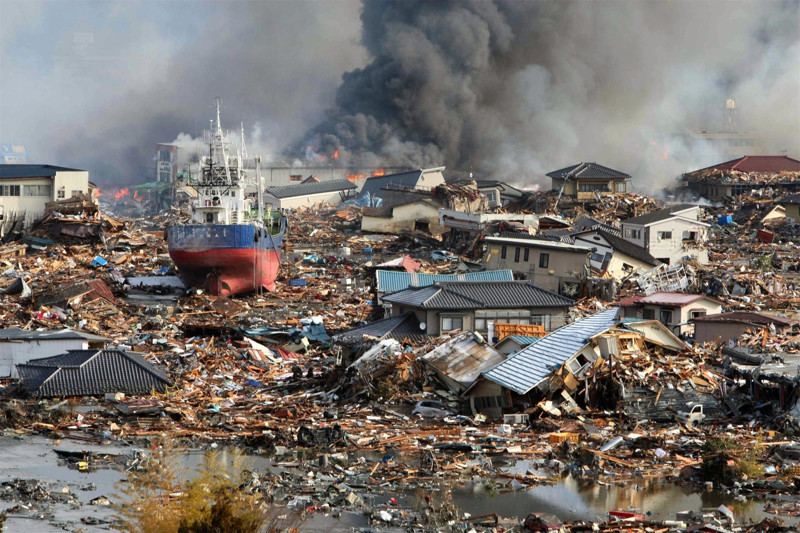1993 год, землетрясение Хоккайдо и цунами