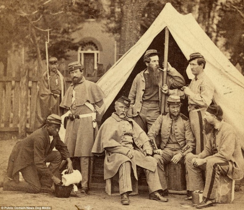 Солдаты в Вашингтоне, 1862 год