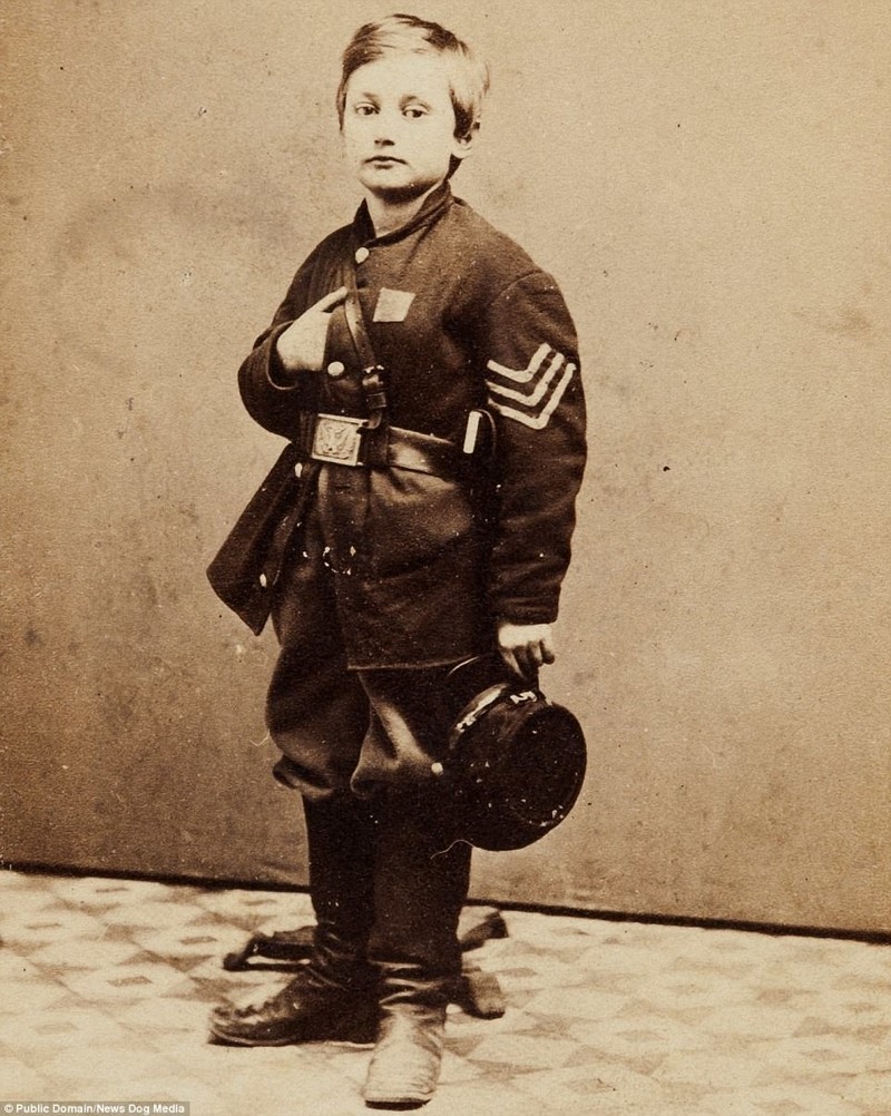 12-летний Джон Клем, самый молодой унтер-офицер в военной истории Америки