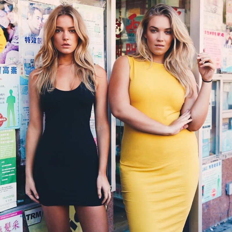"Толстая и тонкая": как две подруги-модели борются со стереотипами
