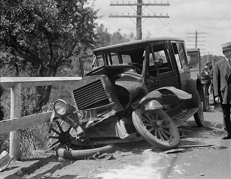 Аварии на старых американских фото