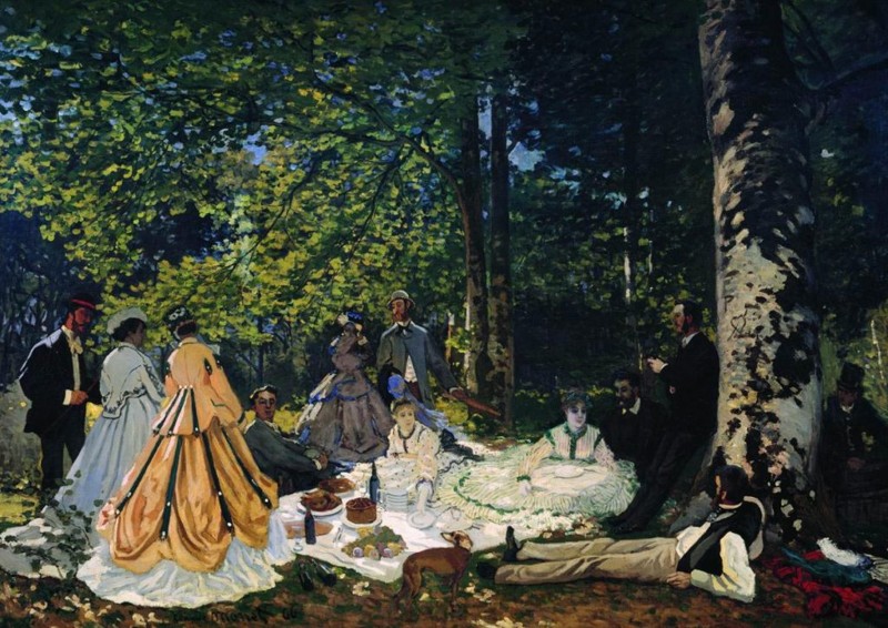 Клод Моне. «Завтрак на траве», 1866  ГМИИ им. А.С. Пушкина, Москва