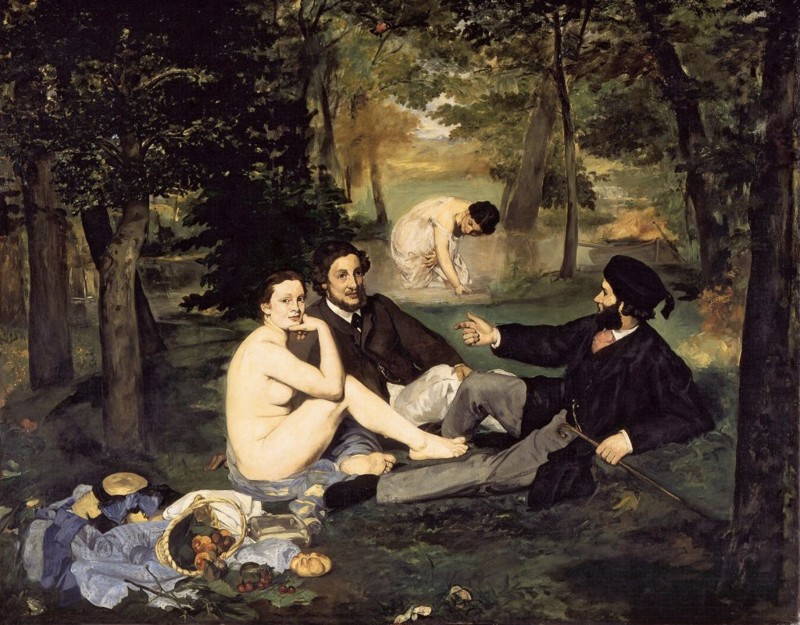 Эдуард Мане. «Завтрак на траве», 1863  Музей д’Орсе, Париж