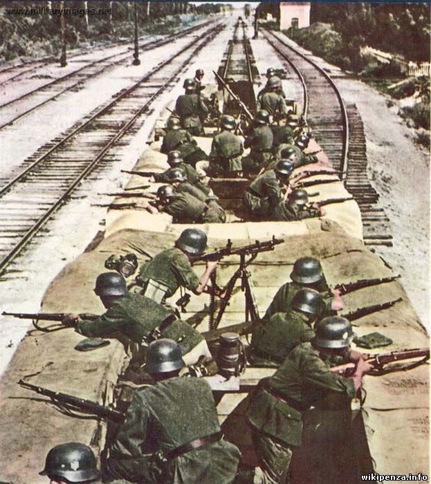 Цветные фото Второй мировой войны