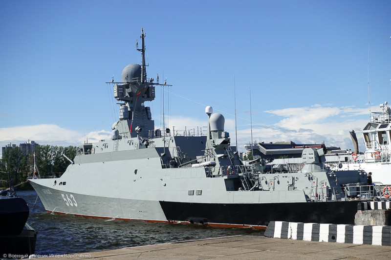 Малый ракетный корабль "Серпухов": восемь "калибров"