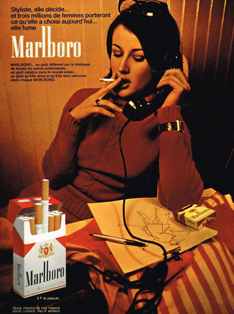 Ретро реклама сигарет Мальборо