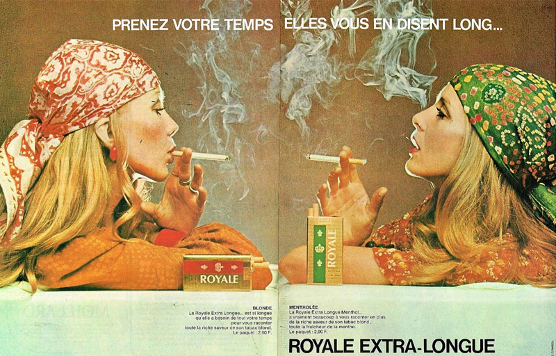 Роскошная винтажная табачная реклама