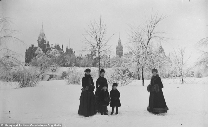 Заснеженная Канада зимой 1894 года