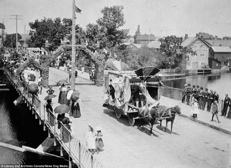Празднование 30-летия провозглашения Конфедерации, 1 июля 1897 г, Карлтон Плейс, Онтарио
