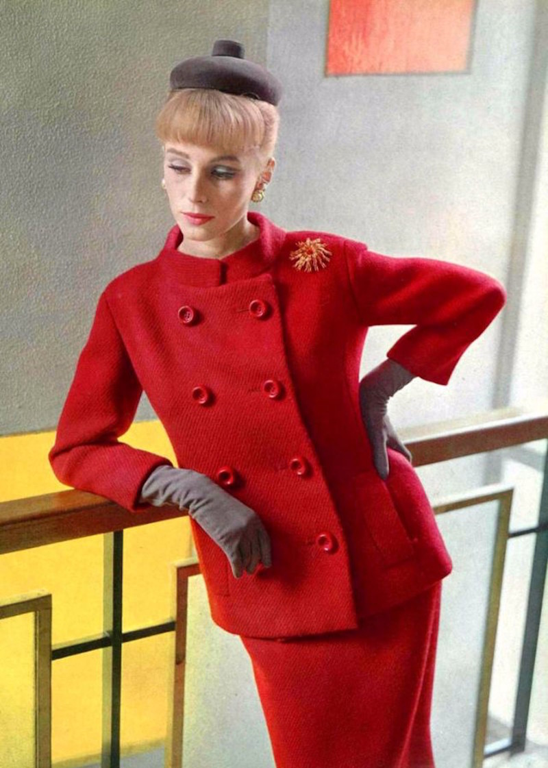 Пальто в стиле 60 годов
