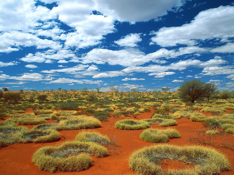 Пейзажи пустынной Австралии