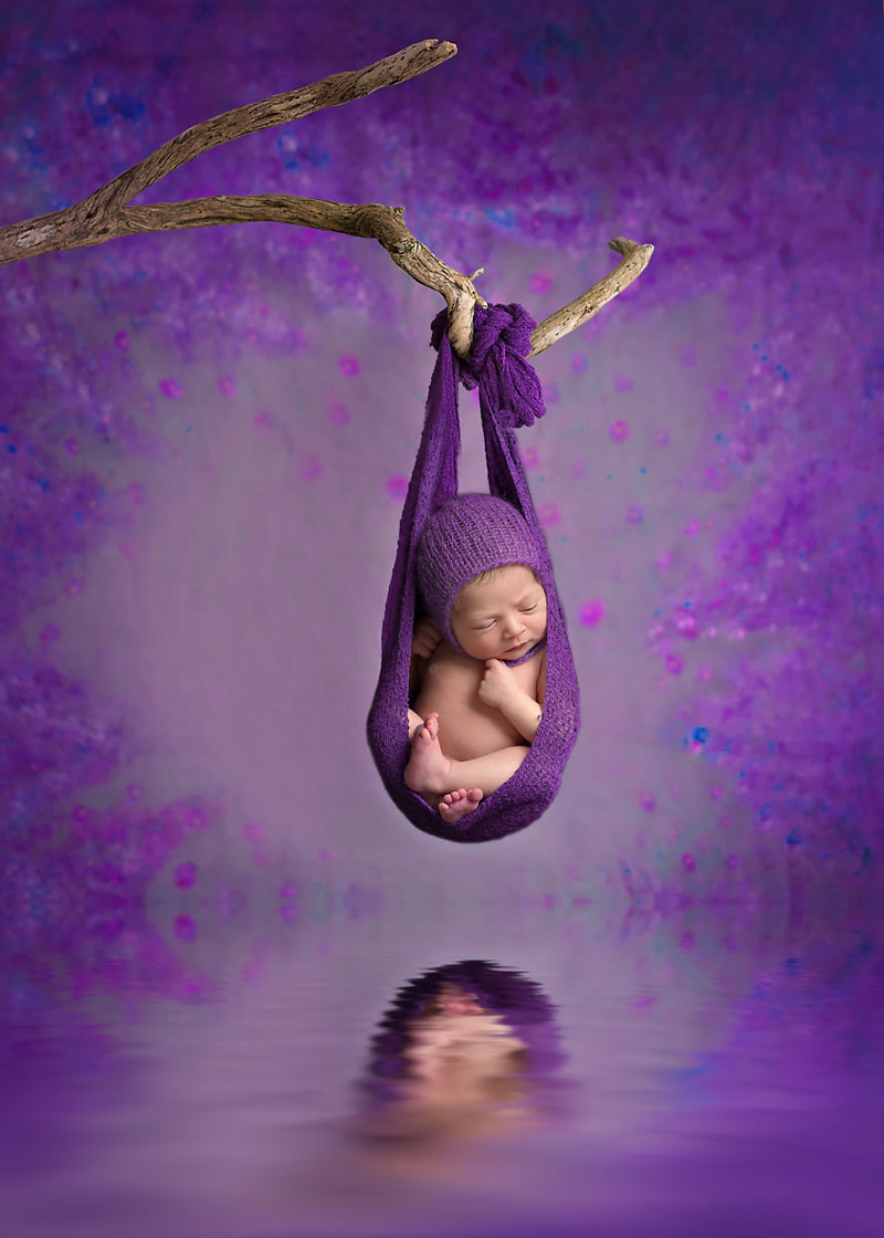 Младенцы становятся обитателями волшебных миров благодаря фантазии фотохудожницы