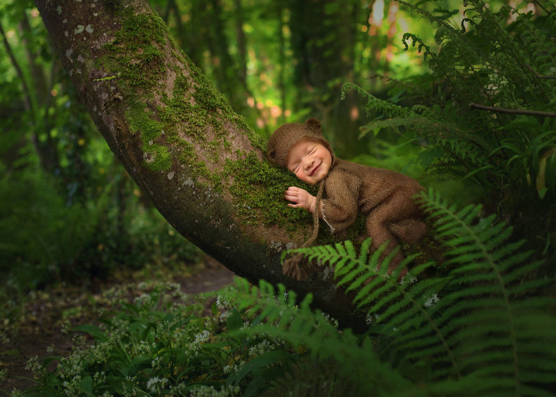 Младенцы становятся обитателями волшебных миров благодаря фантазии фотохудожницы