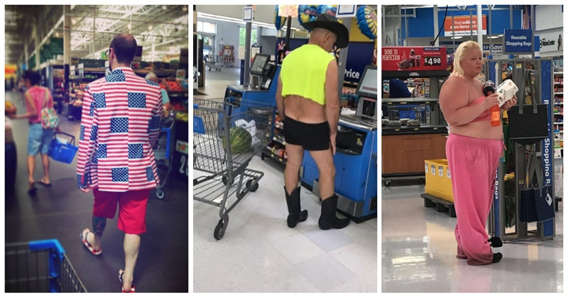 Странные посетители американских супермаркетов