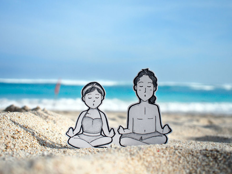 Медитация на волшебном пляже Пандава
