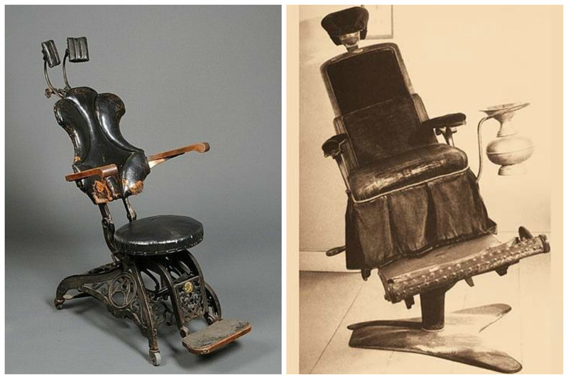Старинные стоматологические кресла