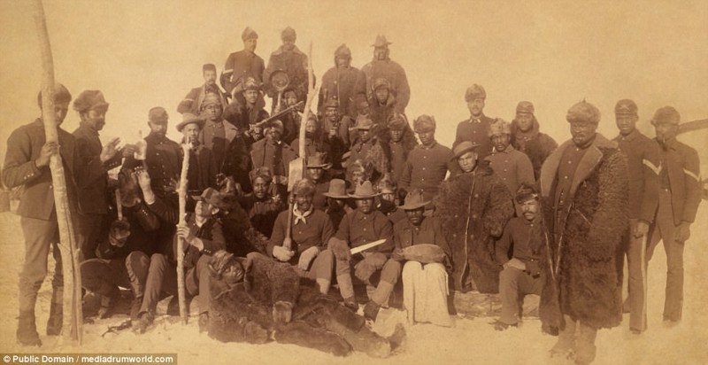 Солдаты 25-го пехотного полка в конце 1800-х