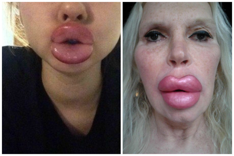 Красивые губы, накрашенные губы: Порно студенток и молодых