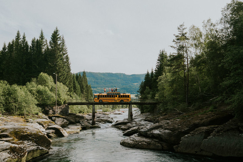 Автобус в Норвегии 