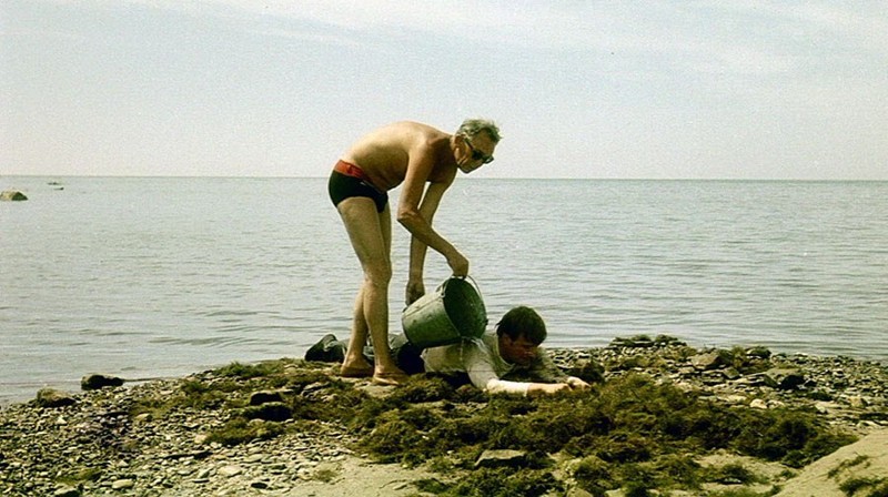 Леонид Гайдай и Андрей Миронов на съёмках фильма Бриллиантовая рука, 1968 год