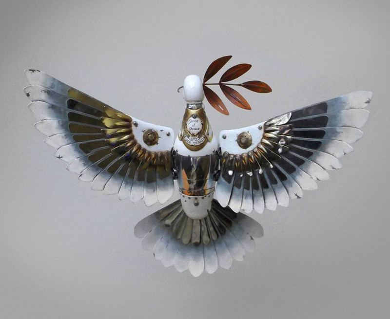 Потрясающие работы из металлолома от российского скульптора Игоря Верного