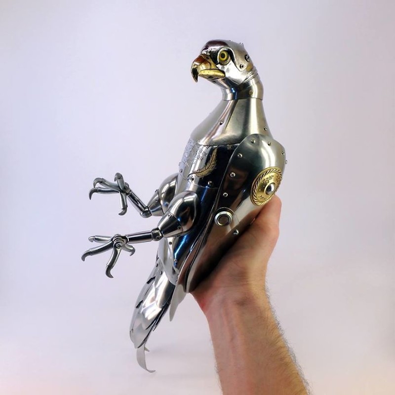 Потрясающие работы из металлолома от российского скульптора Игоря Верного