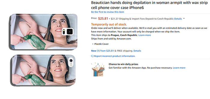 Косметолог депилирует подмышки женщины при помощи воска, чехол для iPhone 6