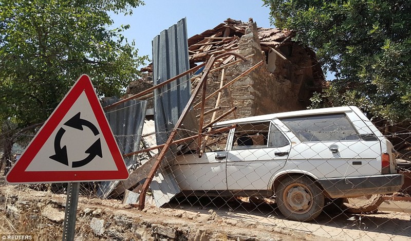 Последствия стихии в деревне Ялычифтлик, провинция Мугла, Турция 